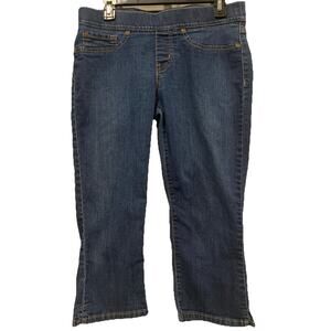 NEW Signature by Levi Strauss Totally Shaping Pull-On Capri Jeans – Size 10 W32
